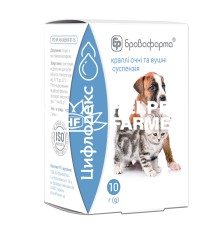 Цифлодекс капли для глаз и ушей, 10 мл