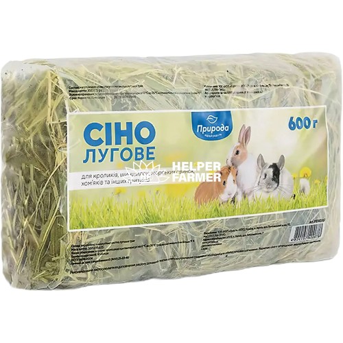 Сіно для гризунів Природа PR740068 лугове, 600 г