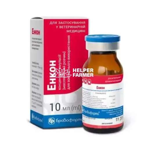 Енкон розчин по 10 мл у флак.