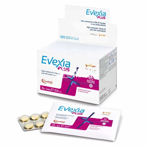 Кандіолі Евексія Плюс Candioli Evexia Plus протизапальний препарат для собак і котів, 10 таблеток