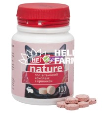 Поливитаминный комплекс Vitomax Nature для кошек с кроликом, 100 таблеток