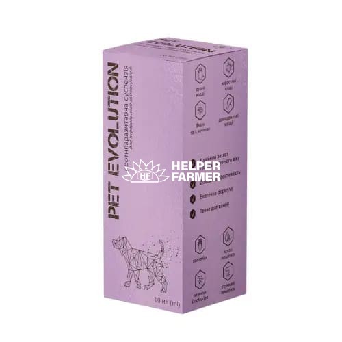 Суспензия Pet Evolution противопаразитарная для собак, 10 мл