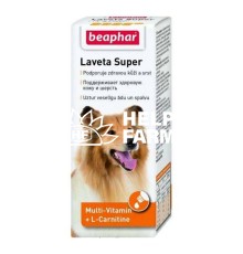 Витамины для собак Beaphar Laveta Super от линьки, для здоровой кожи и красивой блестящей шерсти, 50 мл