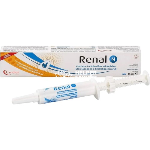 Ренал N зниження АТ в нирках, підтримка ШКТ для собак та котів паста, 15 мл