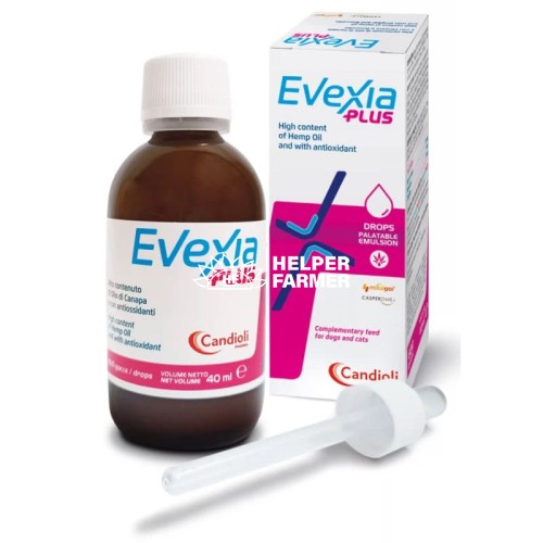 Кандиоли Эвексия Плюс Candioli Evexia Plus противовоспалительный препарат для собак и кошек на основе каннабидиола, суспензия, 40 мл Кандиоли Эвексия Плюс Candioli Evexia Plus противовоспалительный препарат для собак и кошек на основе каннабидиола, суспензия, 40 мл