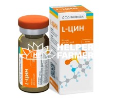 L-цин (ДЛЯ ЖИВОТНЫХ) раствор для инъекций, 10 мл