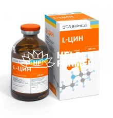 L-цин (ДЛЯ ЖИВОТНЫХ) раствор для инъекций, 100 мл