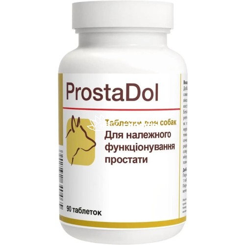 ПростаДол Dolfos ProstaDol для сечовивідної системи у собак (1т/20кг), 90 таблеток ПростаДол Dolfos ProstaDol для сечовивідної системи у собак (1т/20кг), 90 таблеток