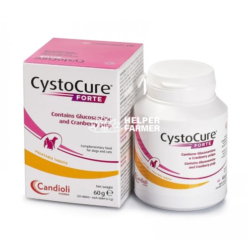 ЦистоКур Форте для сечовивідніх шляхів для котів та собак, 30 таблеток