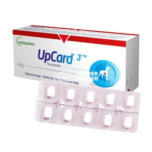 АпКард UpCard (ДЛЯ ЖИВОТНЫХ) таблетки по 3 мг №10