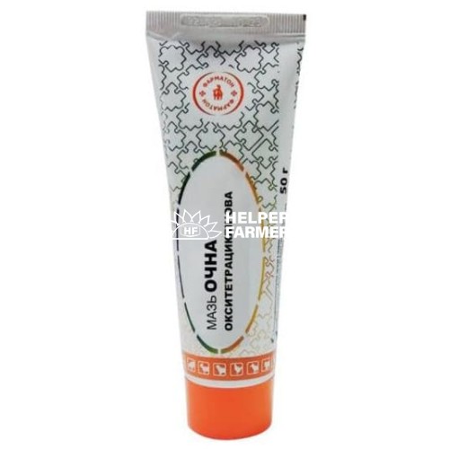 Оксітетрациклінова 1% (ДЛЯ ТВАРИН) мазь очна Фарматон, 50 г