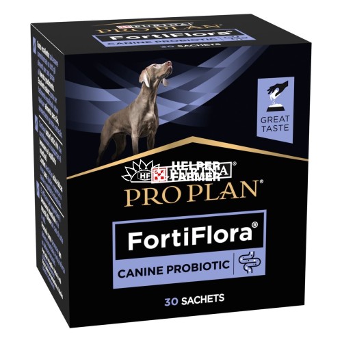Корм додатковий Purina Pro Plan FortiFlora пробіотик для дорослих собак і цуценят порошок по 1 г, 30 пакетів
