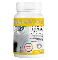 Вітаміни для собак Unicum Premium Extra Size Мультивітамін 100 таблеток по 2 г