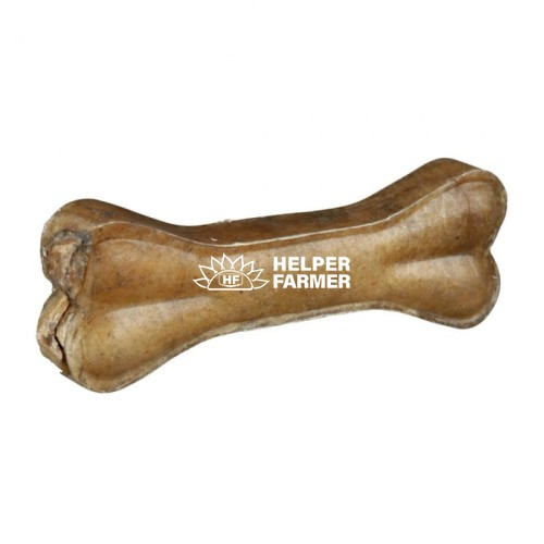 Ласощі для собак Trixie 27612 Кісточка для собак пресована жувальна натуральна шкіра 12 см, 60 г 2 шт