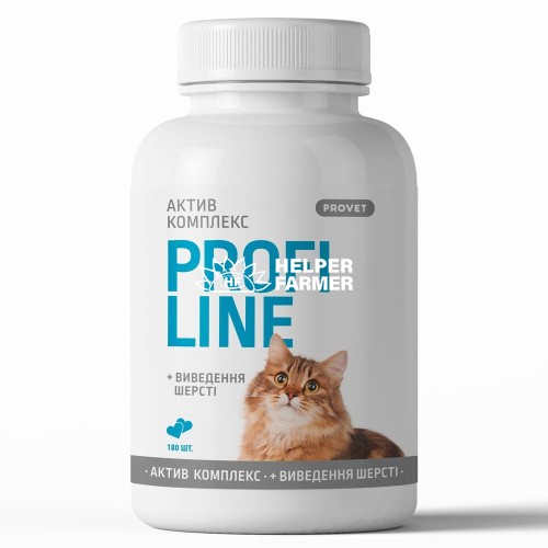 ProVet Profiline для котів АКТИВ КОМПЛЕКС + виведення шерсті ProVet Profiline для котів АКТИВ КОМПЛЕКС + виведення шерсті