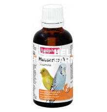 Витамины для улучшения яркости цвета перьев птиц Beaphar Mausertropfen, 50 мл