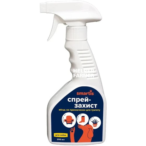 Спрей для собак Smartis для защиты мест не предназначенных для туалета, 250 мл