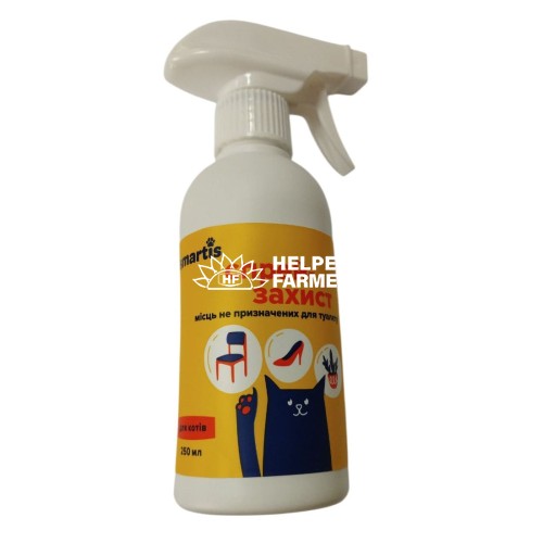 Спрей для котів Smartis для захисту місць не призначених до туалету, 250 мл