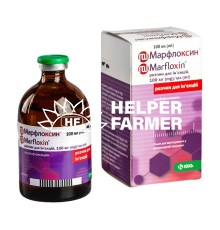 Марфлоксин 10% (ДЛЯ ЖИВОТНЫХ) раствор для инъекций, 100 мл
