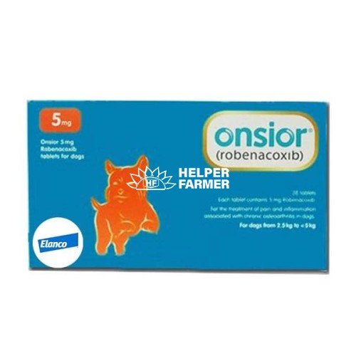 Онсіор для собак, 6 таблеток по 5 мг