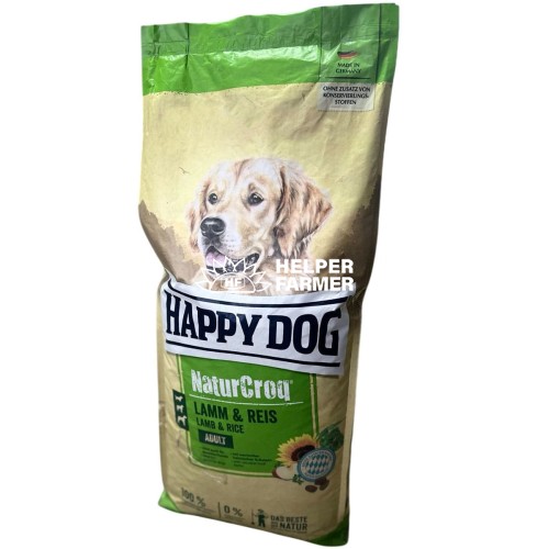Happy Dog Naturcroq Lamb & Rice, корм для собак з ягням і рисом, 1 кг (ваговий)