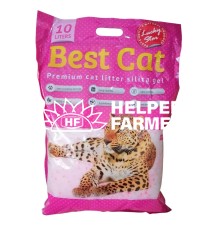 Наповнювач силікагелевий для котячого туалету Best Cat Purple Lawanda, 10 л