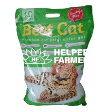 Наполнитель силикагелевый для кошачьего туалета Best Cat Green Apple, 10 л