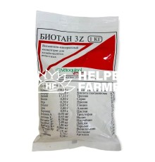 Біотан 3Z (ДЛЯ ТВАРИН) витаминна добавка порошок, 1 кг