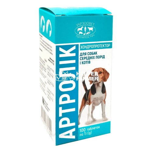 Артролик (ДЛЯ ЖИВОТНЫХ) ЗооХелс 0,5 г, 120 таблеток