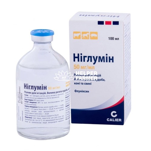 Ниглумин (ДЛЯ ЖИВОТНЫХ) раствор для инъекций, 100 мл Ниглумин (ДЛЯ ЖИВОТНЫХ) раствор для инъекций, 100 мл