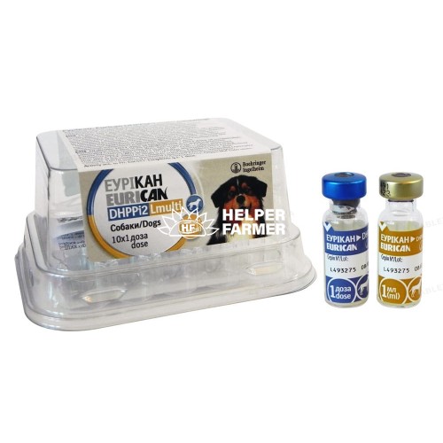 Вакцина Еурікан DHPPi2 L-Multi для собак по 1 дозі у флак. Вакцина Еурікан DHPPi2 L-Multi для собак по 1 дозі у флак.