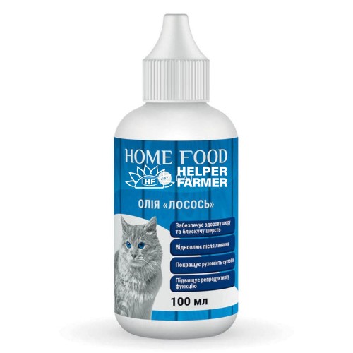 Масло "Лосось" Home Food для кошек, 100 мл