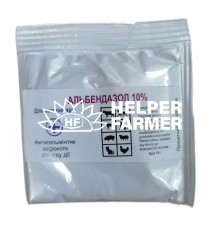 Альбендазол (ДЛЯ ТВАРИН) 10% антигельмінтик Вдовиця, порошок, 10 г