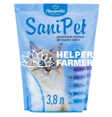 Наполнитель для кошачьего туалета Sani Pet силикалевый, 3.8 л