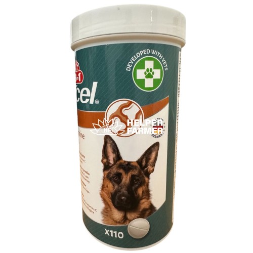 Вітаміни 8in1 Excel Glucosamine для цуценят та дорослих собак, для суглобів, 110 таблеток