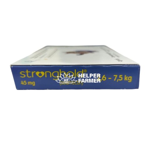 Капли Стронгхолд 6% от блох и клещей для кошек весом от 2.6 до 7.5 кг, 3 пипетки по 0,75 мл