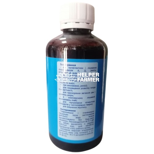 Риб'ячий жир при анемії для тварин та птахів, ветеринарний, 200 г