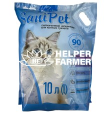 Наповнювач для котячого туалету Sani Pet силікагелевий, 10 л