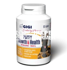 Витаминно-минеральная добавка Gigi Puppy Growth & Health для укрепления костной и хрящевой ткани у щенков 90 таблеток