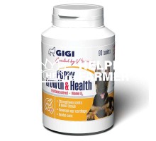 Вітамінно-мінеральна добавка Gigi Puppy Growth & Health для зміцнення кісткової та хрящової тканини у цуценят 90 таблеток