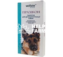 Празікон антигельмінтик для собак, 1 таблетка