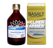 Енрофлоксацин 10% (ДЛЯ ТВАРИН) розчин для ін'єкцій Basalt, 100 мл