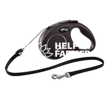 Поводок-рулетка Flexi New Classic M 5 м Черный