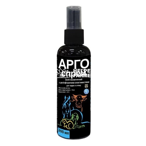 Ветсинтез Арго-спрей Засіб косметичний з дезінфікуючими властивостями, 200 мл