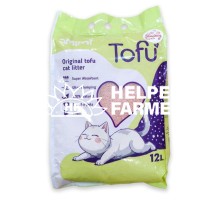 Соевый наполнитель для кошачьего туалета MiMi CAT TOFU с ароматом клубники, 12 л