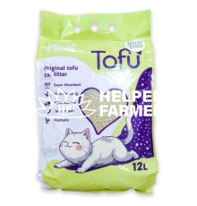 Соевый наполнитель для кошачьего туалета MiMi CAT TOFU с ароматом зеленый чай, 12 л