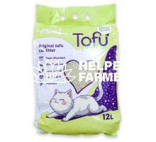 Соевый наполнитель для кошачьего туалета MiMi CAT TOFU с ароматом зеленый чай, 12 л