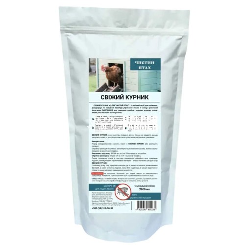 Свежий курятник - средство для освежения, дезодорации и осушения курятника, 7000 мл