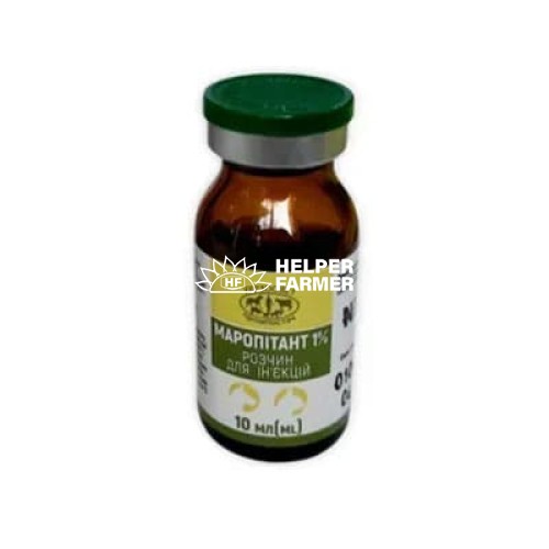 Маропітант 1% від нудоти та блювоти для котів та собак, 10 мл