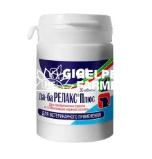 Витамины GIGI Да-ба Релакс Плюс для укрепления нервной системы собак и кошек 30 таблеток